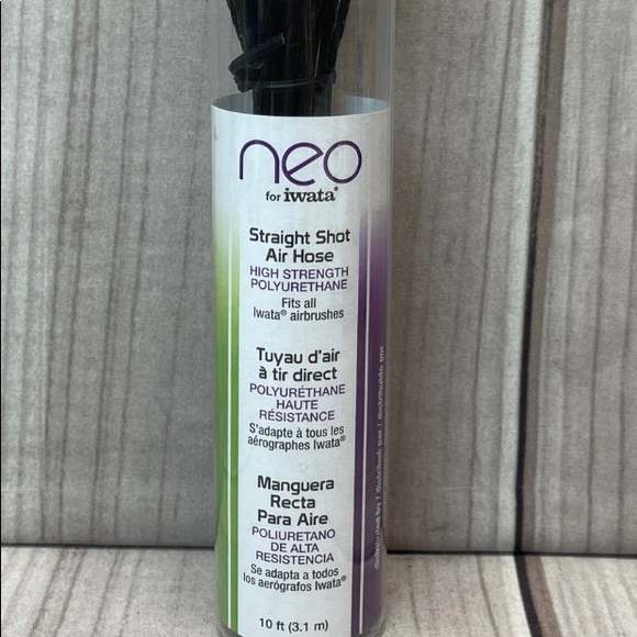 Neo for Iwata Straight Shot Air Hose High Strength Polyurethane 10 Ft - Picture 1 of 3